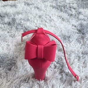 Pink Bow High Heel Shoe
